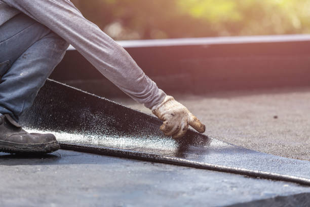 Professional Exterior Waterproofing technician working in Frederick, MD